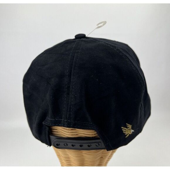 Vintage Winston Racing Team Black Velvet Rayon Snapback Cap Hat - Picture 4 of 10